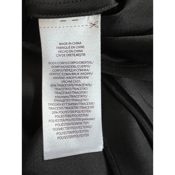 Polo Ralph Lauren Amla Bias Cut Satin Midi Skirt In Polo Black Size 14 $298 - Picture 4 of 15